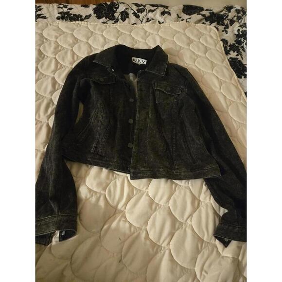 Jackets & Blazers - Marc new york Women's Black Denim Jacket Medium